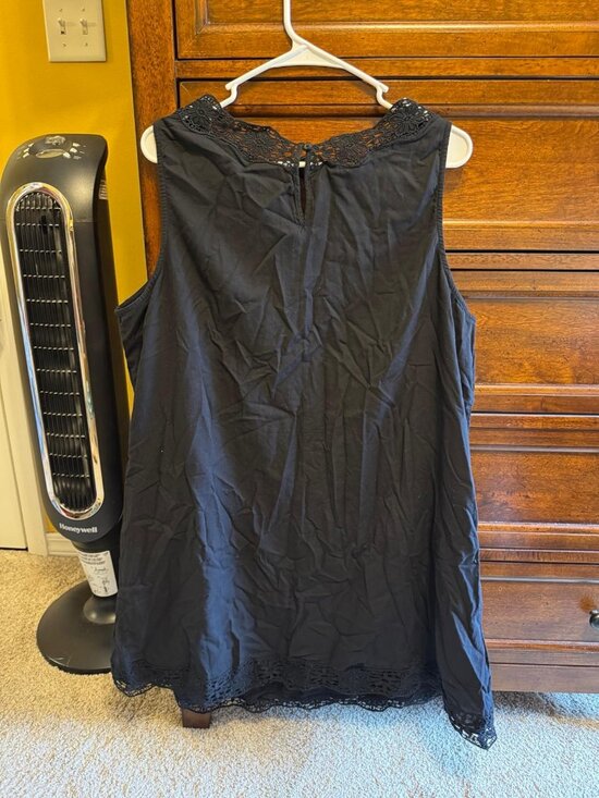 Dresses & Skirts - lace trim mini dress
